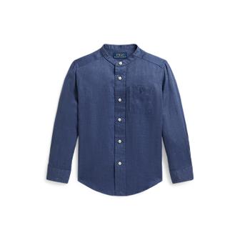 폴로 랄프 로렌 폴로 키즈 남아 2-7세 리넨 셔츠(CWPOWOVB6820676400)