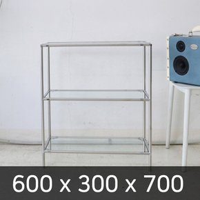 주문제작 유리 모듈 선반 진열대 3단 중형 컬러1