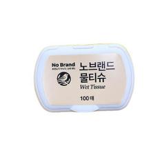  물티슈 캡형 100매 x 5개