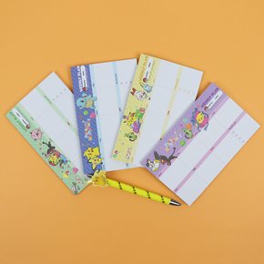 포켓몬스터 점착 스케줄러 파티 위클리 플래너 투두리스트