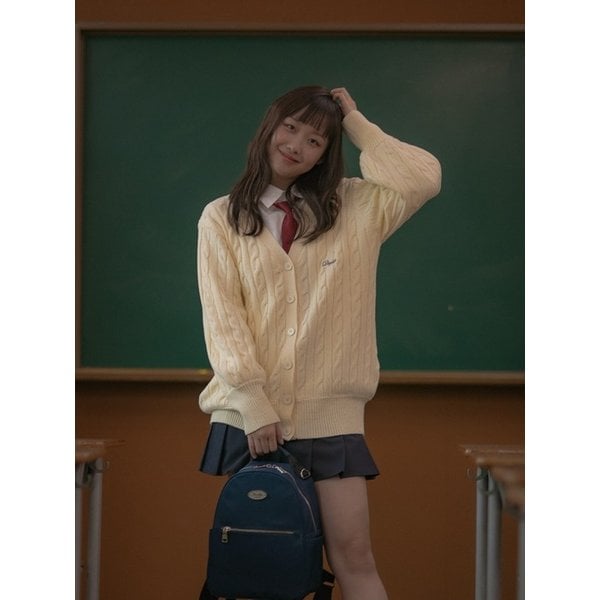 페르소나 가디건 (아이보리)