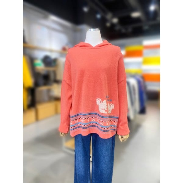 [여주점] 다람쥐 후드 니트 (BAKP63461)