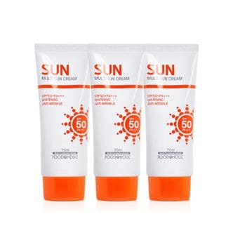 NS홈쇼핑 (3개)푸드어홀릭 멀티 선크림 70ml SPF50/PA+++[31285954]