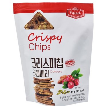 신세계 규격 햅스토어 (마늘빵집 크리스피칩 크린베리 45g