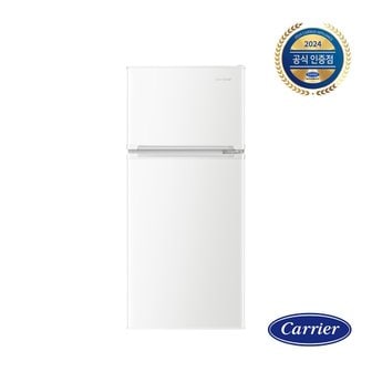 캐리어 83L 2도어 소형 미니 모텔 사무실 자취 냉장고 화이트 KRFT-083ABPWO[공식인증/무료배송/