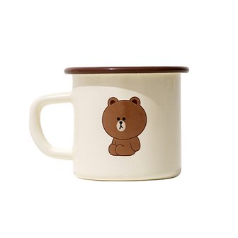 모비가든 라인프렌즈 머그컵 캠핑 피크닉 컵 304스테인리스 커피잔 350ml LINE FRIENDS