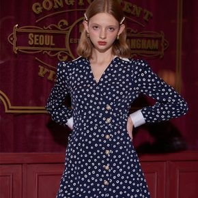 [최초가 168,000 원] Classic Wrap Dress Navy