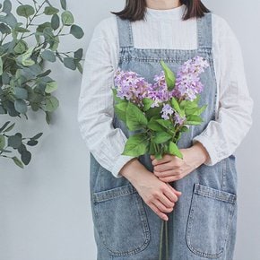 카페 작업실 공방 데님 청 원피스 바리스타 앞치마