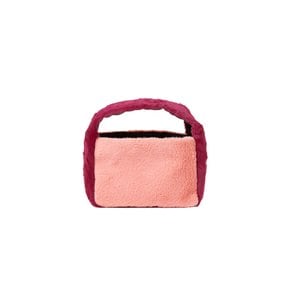 MINK FUR mini NUGGET - PINK&PLUM