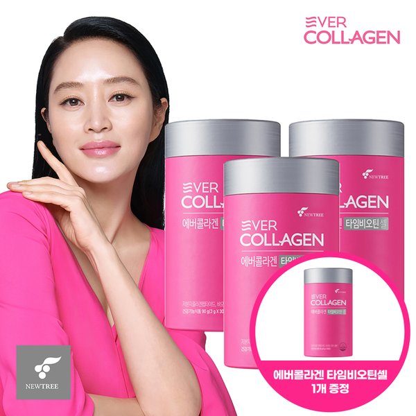 [3+1 본품 증정] 에버콜라겐 타임 비오틴 셀 3개 3개월분