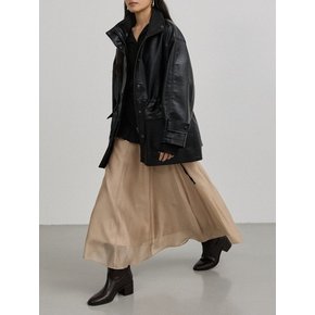 FORM PANEL SKIRT - SALMON