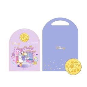 [디즈니] 삼성금거래소 퍼플 데이지 덕_24K 순금 코인 0.1g[35370476]