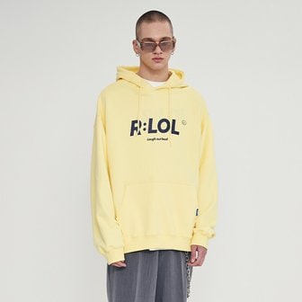 로라로라 [RLOL] (HD-19703) RLOL BASIC HOOD T-SHIRT YELLOW