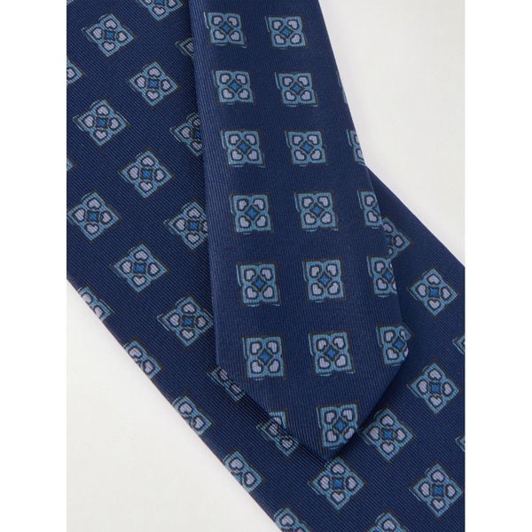 드레익스 HIM 8cm 프린트 실크 넥타이 46376663162902028