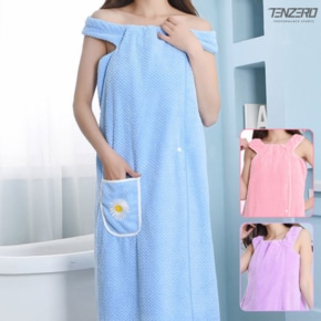 바스타올 홈웨어 타월 수건 원피스 목욜 샤워 랩가운 23TOWEL_SHOWER