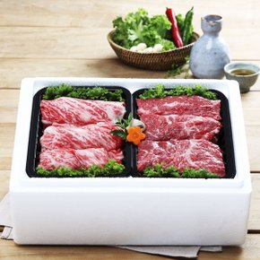 [냉장][안동안심한우] 알뜰 1호세트 1kg (1등급/불고기500g+국거리500g)