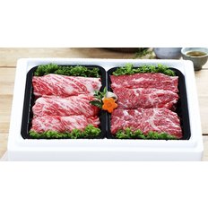 [냉장][안동안심한우] 알뜰 1호세트 1kg (1등급/불고기500g+국거리500g)