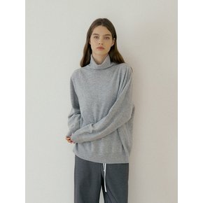 CASHMERE TURTLENECK KNIT - 2color