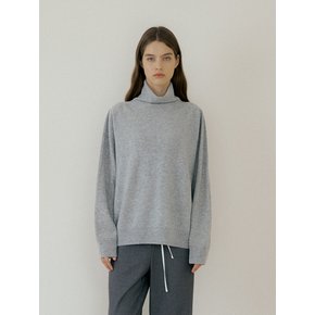 CASHMERE TURTLENECK KNIT - 2color