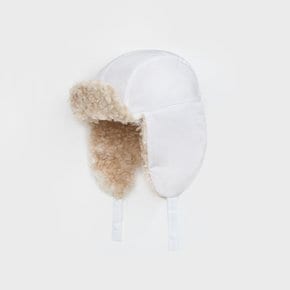 DORI TWO-WAY EARFLAP HAT IVORY