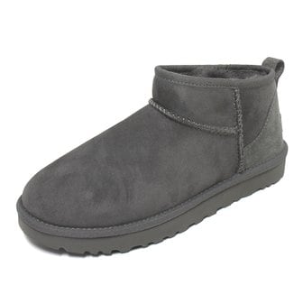 UGG 어그 UGG 클래식 울트라 미니 부츠 양털 스웨이드 털신 그레이 1116109-GREY