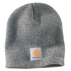 칼하트숏비니 Carhartt A205 Acrylic Beanie Cap heather grey coal heather