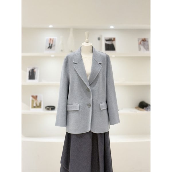 [여주점] 여성 캐시미어 블렌드 싱글 코트 (L261MSH502)