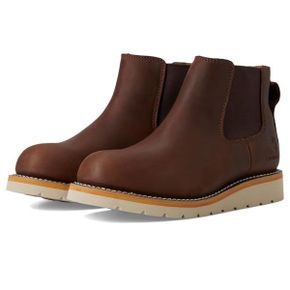 우먼 웨지 5인치 첼시부츠 부츠 소프트 토 - 다크 Bison Oil Tanned 1372834