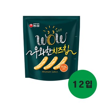  농심 우와한 치즈칩 42g 12개