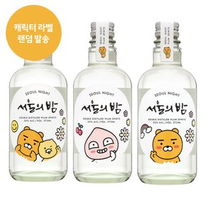 더한 서울의밤 매실증류주25도 375ml x3병