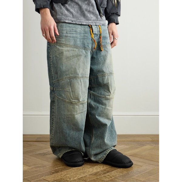 알래스카 로고 프린트 퀼티드 나일론 슬리퍼 1647597358411490