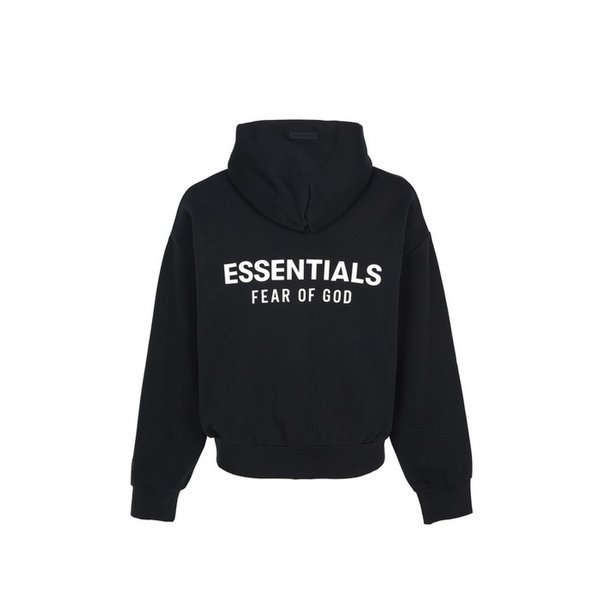 피어오브갓 에센셜 남성 기모 후드 집업 192AS252071F VINTAGE BLACK