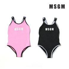 [MSGM] 여아 스윔웨어 블랙/핑크 여아수영복 MSSWU1K2 (6Y,8Y,10Y)