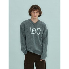 LE C V-neck Sweater_D6WAW23401GYX