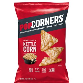 Popcorners 카니발 케틀 팝트 콘 칩, 198g, 1개