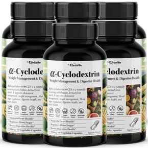 6개 알파CD 어스빌 알파시디 500mg 2개월분 알파시클로덱스트린 60베지캡슐