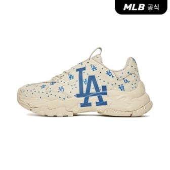 MLB [코리아공식]빅볼청키 사피아노 다이아 모노그램 LA (Ivory)