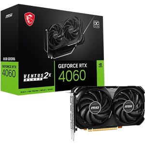 MSI 지포스 RTX 4060 벤투스 2X 블랙 OC D6 8GB (정품)