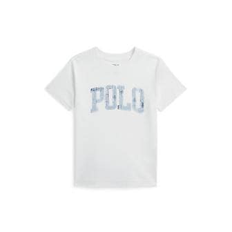 폴로 랄프 로렌 폴로 키즈 남아 2-7세 로고 코튼 저지 티(CWPOTSHB8021257100)