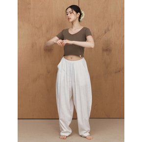 Flutter Band Pants (Ivory)