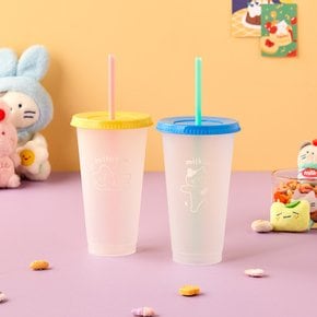 [버터샵] 버터패밀리 리유저블 텀블러 700ml 2P SET 밀크캣+버터군