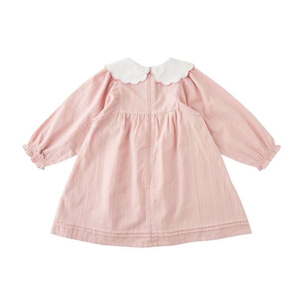 [여주점] [오프라벨 여주점] 밍크뮤 (PK) 로맨틱스칼럽카라드레스 (35115-400-01)