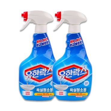 오너클랜 유한락스 욕실청소용 세제 600ml 용기 2p 세정제