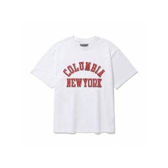 컬럼비아 유니버시티 NEW YORK ARCH LOGO S/S T-SHIRTS 화이트