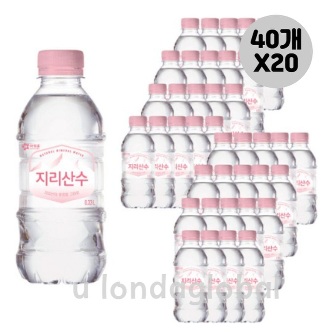 아워홈 지리산수 핑크 미니 생수 330ml 40개 X 20묶음, 믿고 사는 즐거움 SSG.COM