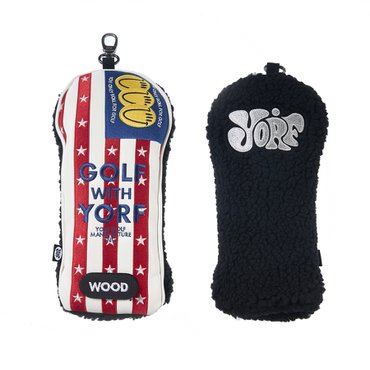 욜프 FLAG HEAD COVER WOOD 헤드커버 플래그 우드