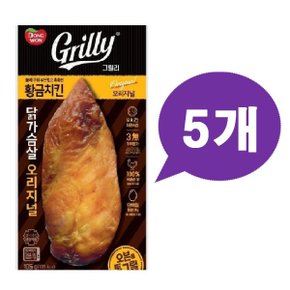 동원 그릴리 황금닭가슴살 오리지널 105g x5개 간식 샐러드