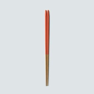 사브르 야마치쿠 호소케즈리 대나무 젓가락 23cm 오렌지