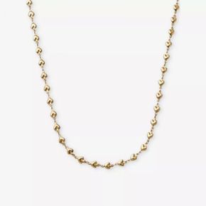 5482087 CRYSTAL HAZE Habibi 18ct gold-plated brass chain necklace