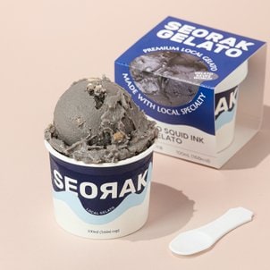  [설악젤라또] 속초 오징어먹물 젤라또_100ml